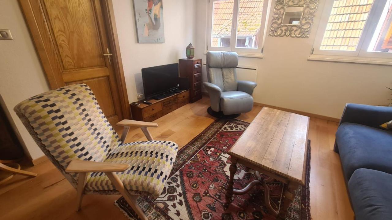 Ferienwohnung Le Bonheur Est Parfois Cache Dans L'Inconnu Sélestat Exterior foto